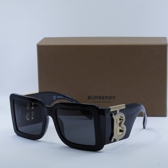 FINAL PRICE NEW BURBERRY BE4406U 300187 BLACK GOLD/DARK GREY SUNGLASSES - Picture 1 of 9